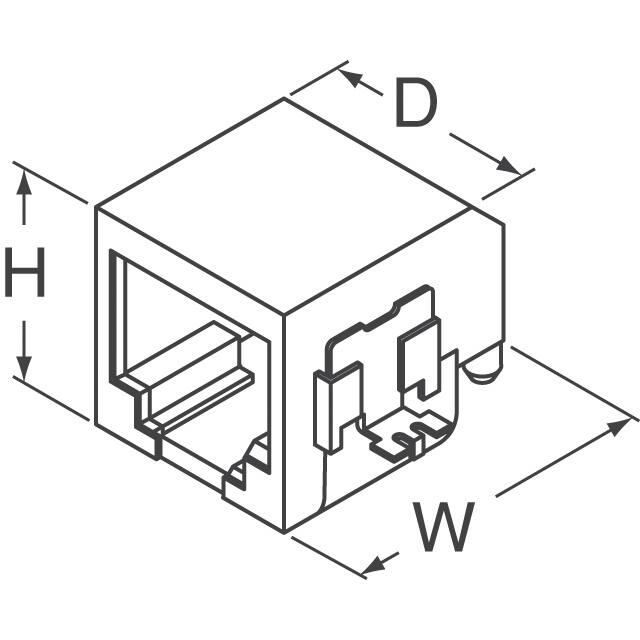 TM18R-62 Hirose Electric Co Ltd  Modular Connector Jacks